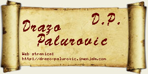 Dražo Palurović vizit kartica